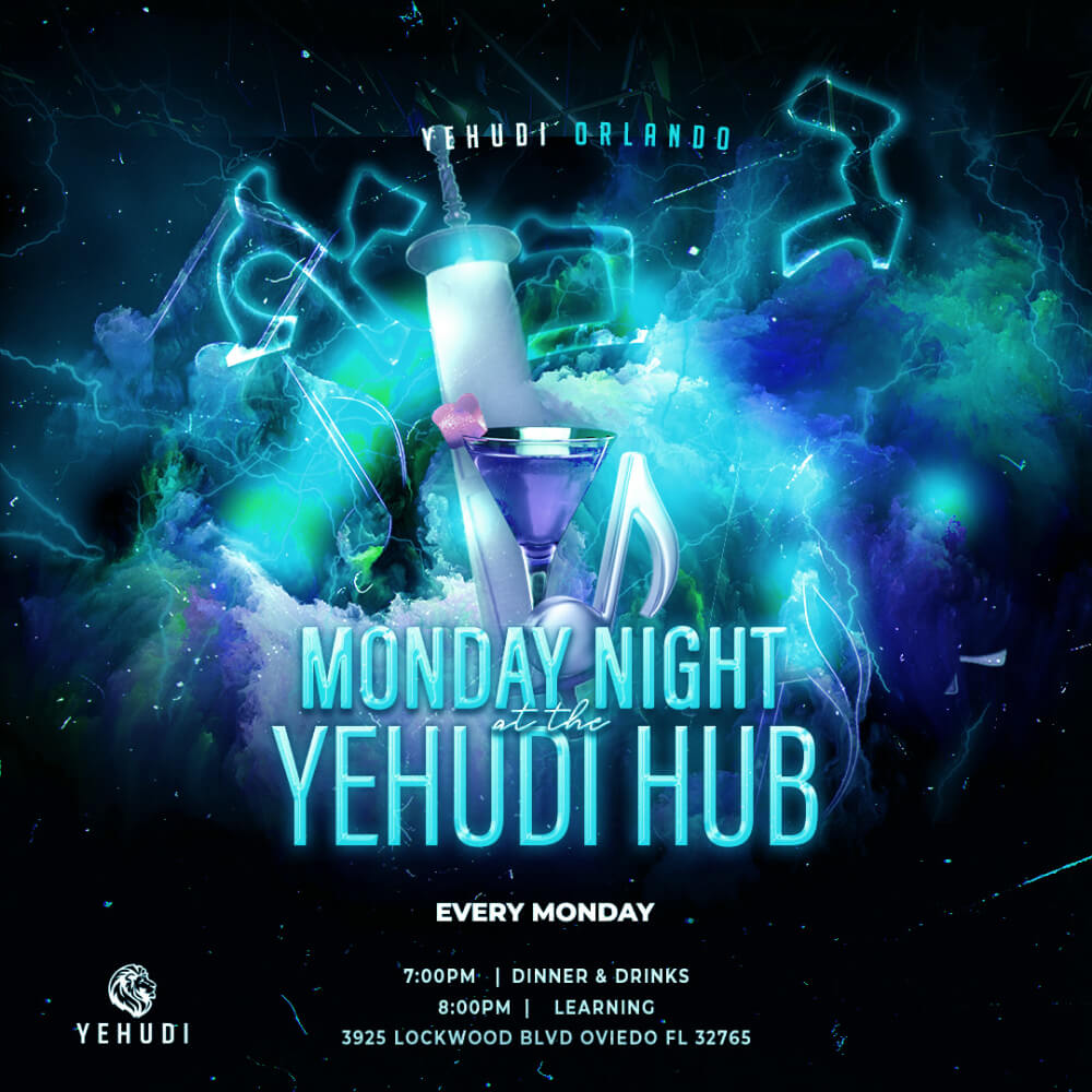 Monday night at the YEHUDI hub